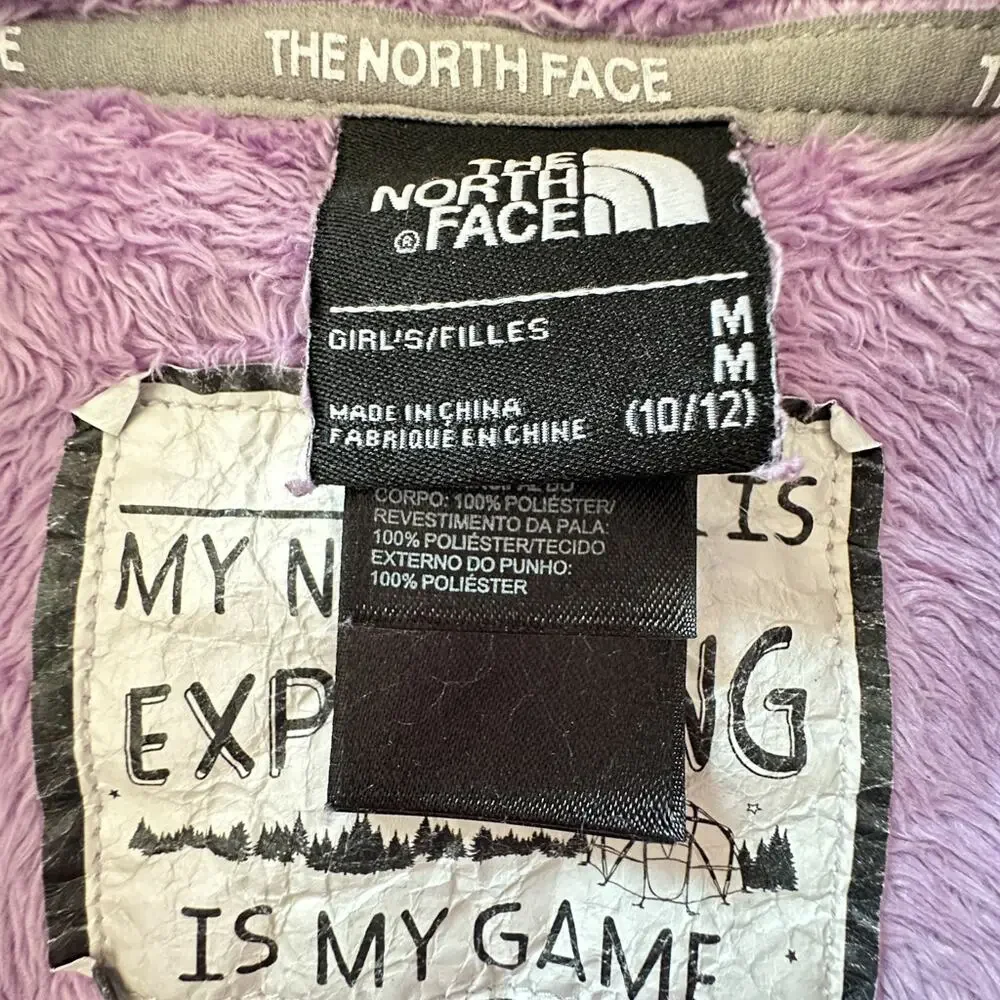The North Face Girl's Oso Hoodie in Lupine Purple VGUC M/10-12